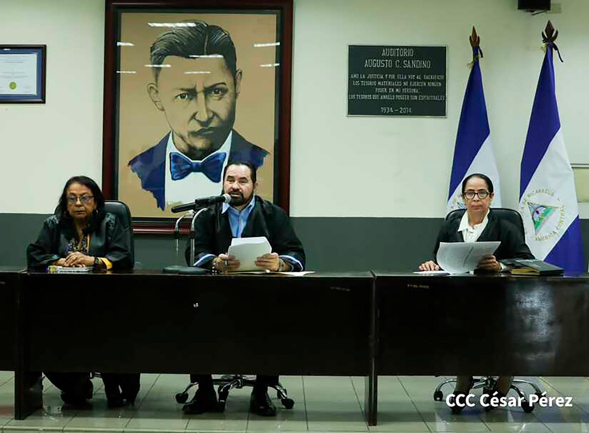 El juez nicaragüense Octavio Rothschuh fue el encargado de anunciar este jueves la decisión del régimen 