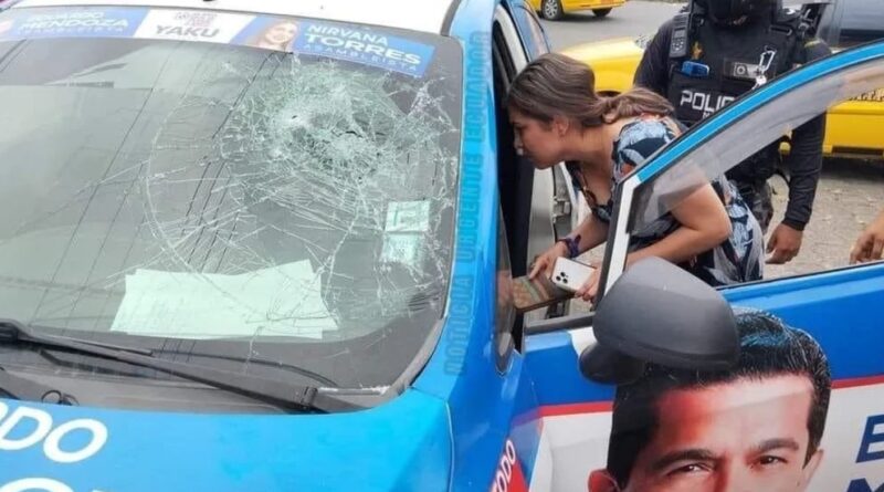 Tras el asesinato de Fernando Villavicencio, atacaron a balazos a una candidata al Parlamento de Ecuador