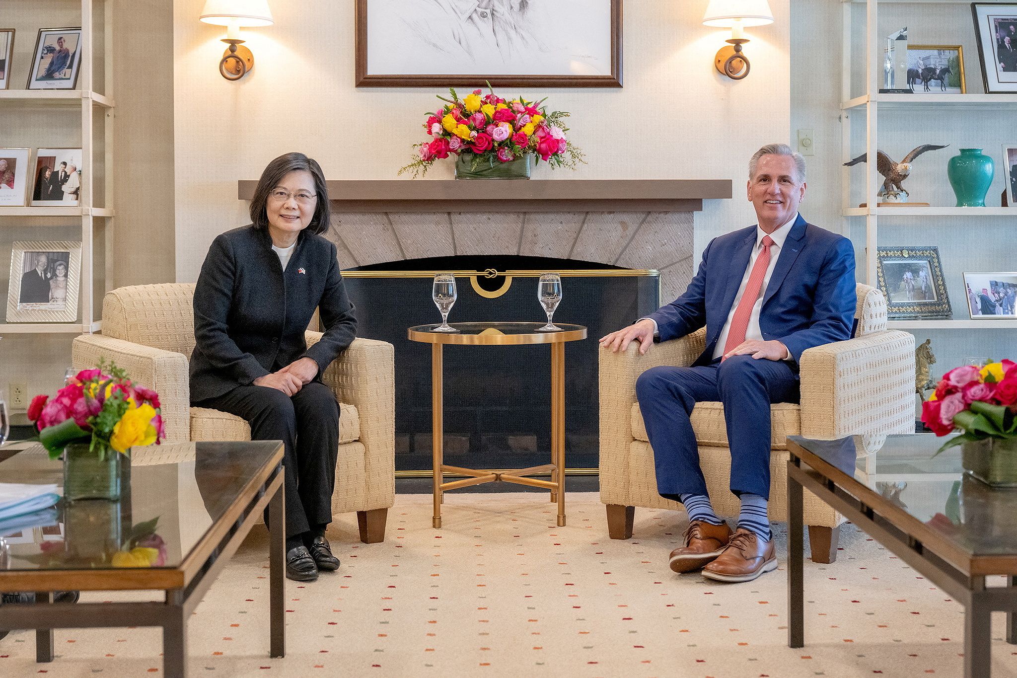 En abril, el gigante asiático realizó tres días de ejercicios militares simulando una operación de bloqueo a Taiwán después de que la presidenta de la isla, Tsai Ing-wen, se reuniera con el jefe de la Cámara de Representantes de Estados Unidos, Kevin McCarthy, en California, (REUTERS)
