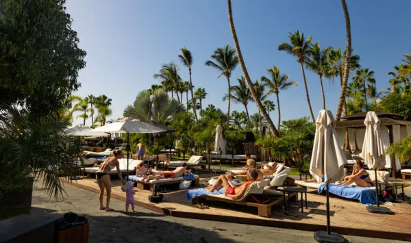 “En este hotel las hamacas se sortean”