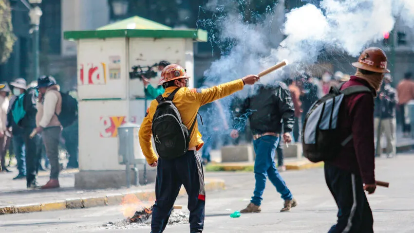 EE.UU. tilda de «golpe de Estado» las protestas contra el Gobierno de Paz en Bolivia