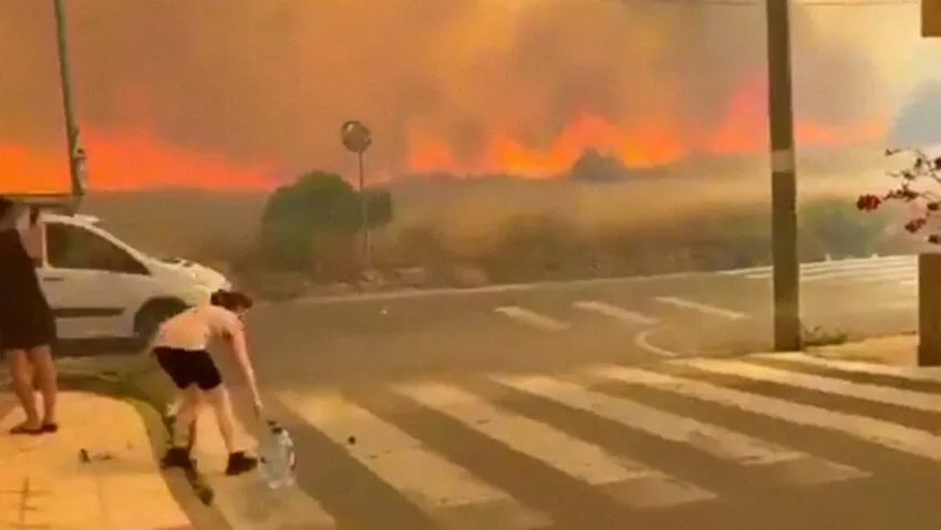 IMPACTANTES muestran la magnitud del incendio que arrasó más de 170 hectáreas en España
