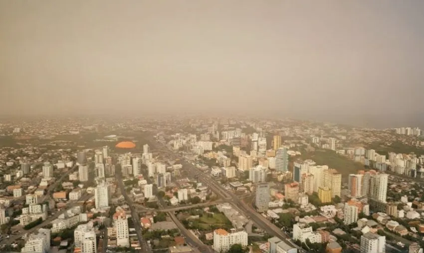 INDOMET informa persistencia de polvo del Sahara con ambiente caluroso y pocas lluvias hasta el viernes